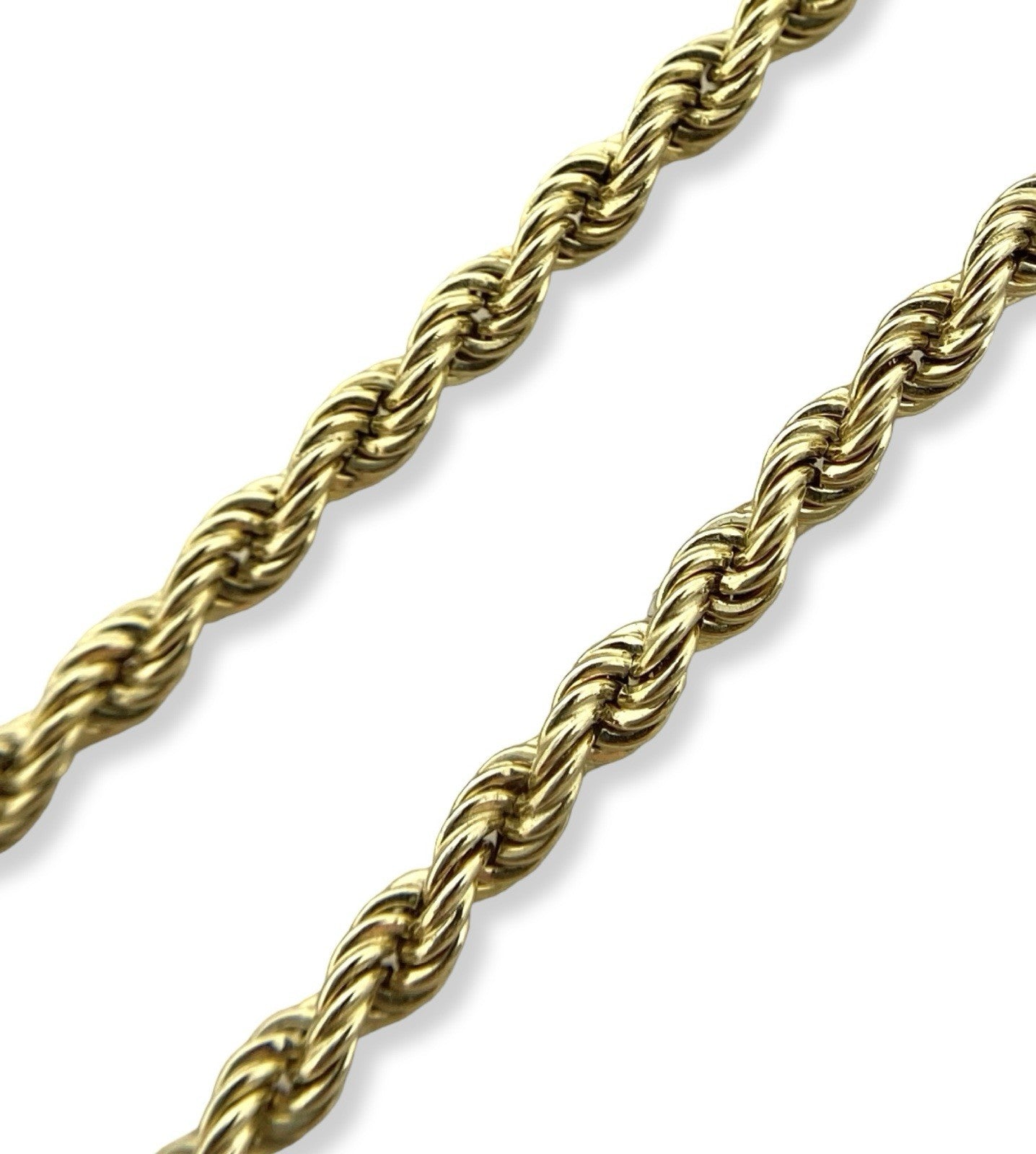 585 14 Karat Gelbgold Kordelarmband  21cm