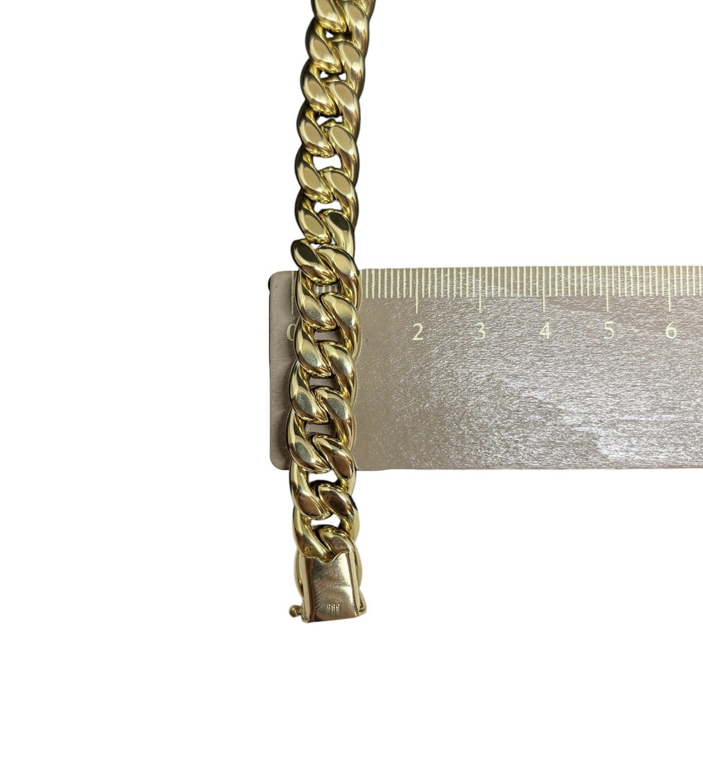 585 Gold Armband Panzerarmband Panzerkette 20cm Länge 11mm 14K