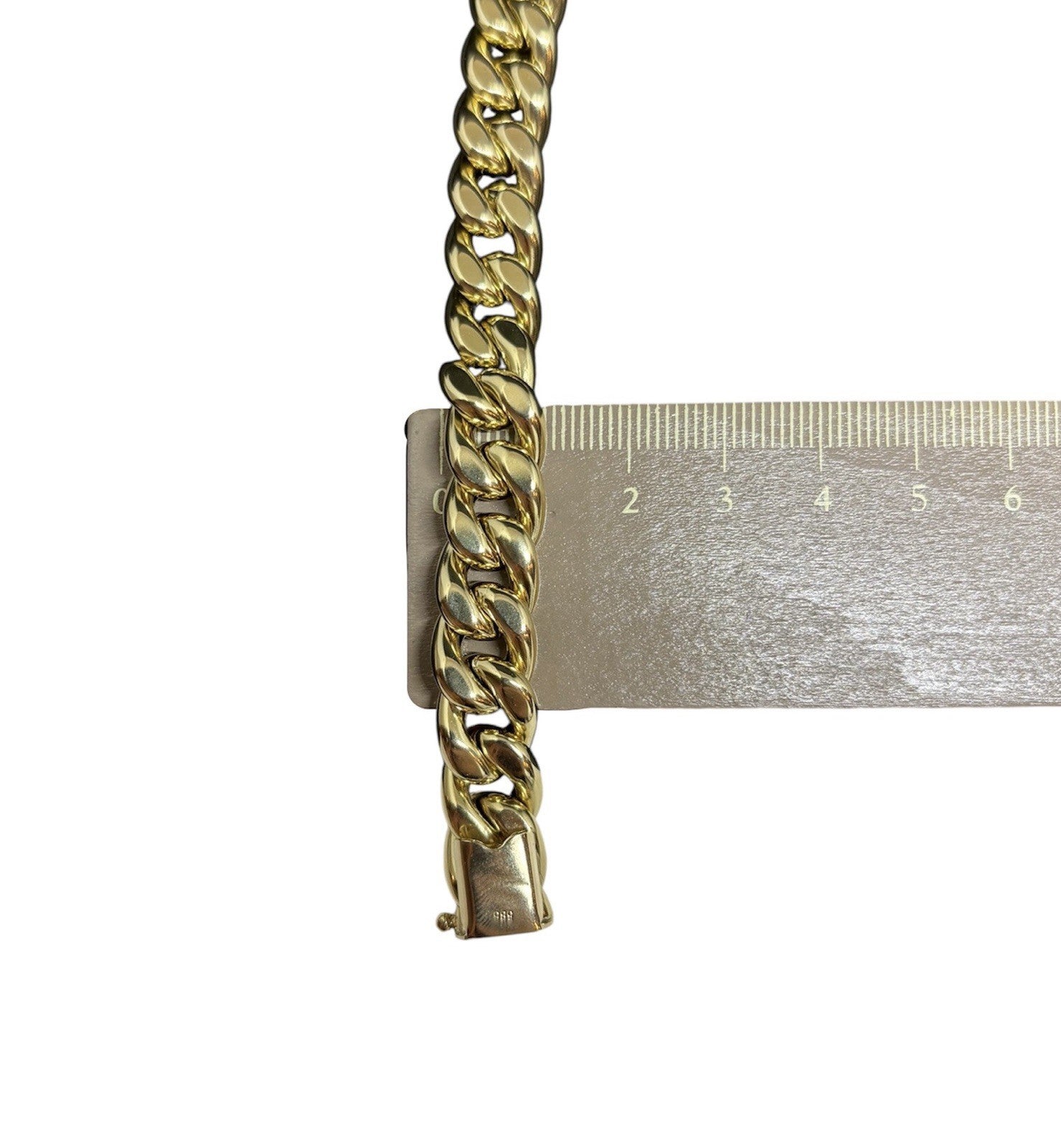 585 Gold Armband Panzerarmband Panzerkette 20cm Länge 11mm 14K