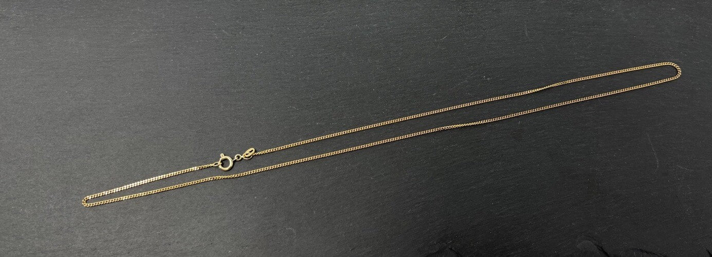 333 Gold Halskette Panzerkette 52cm 8K