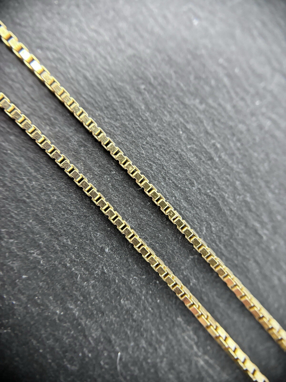 Gelbgold Kette Venezianerkette 45cm 1,2mm 8K/333 massiv glänzend