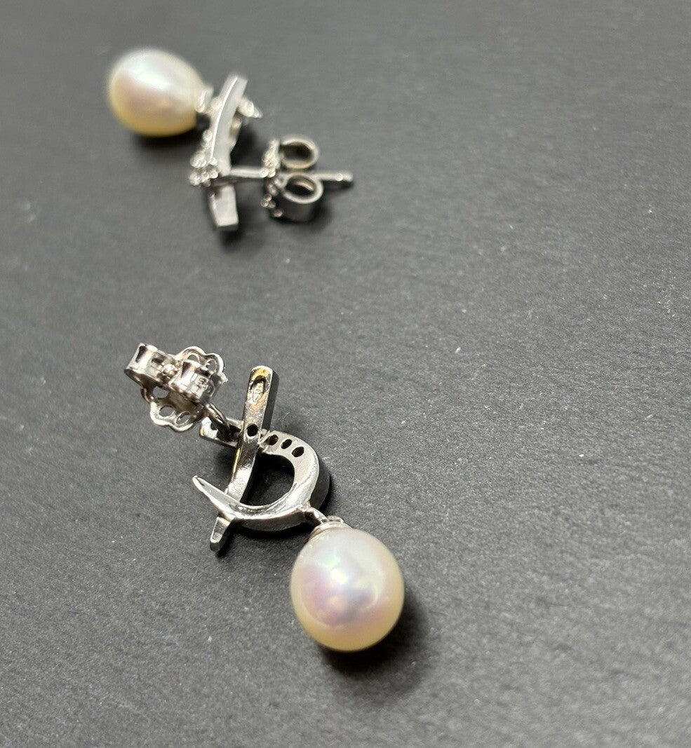 Ohrstecker Weißgold Südseeperlen 14K/585 