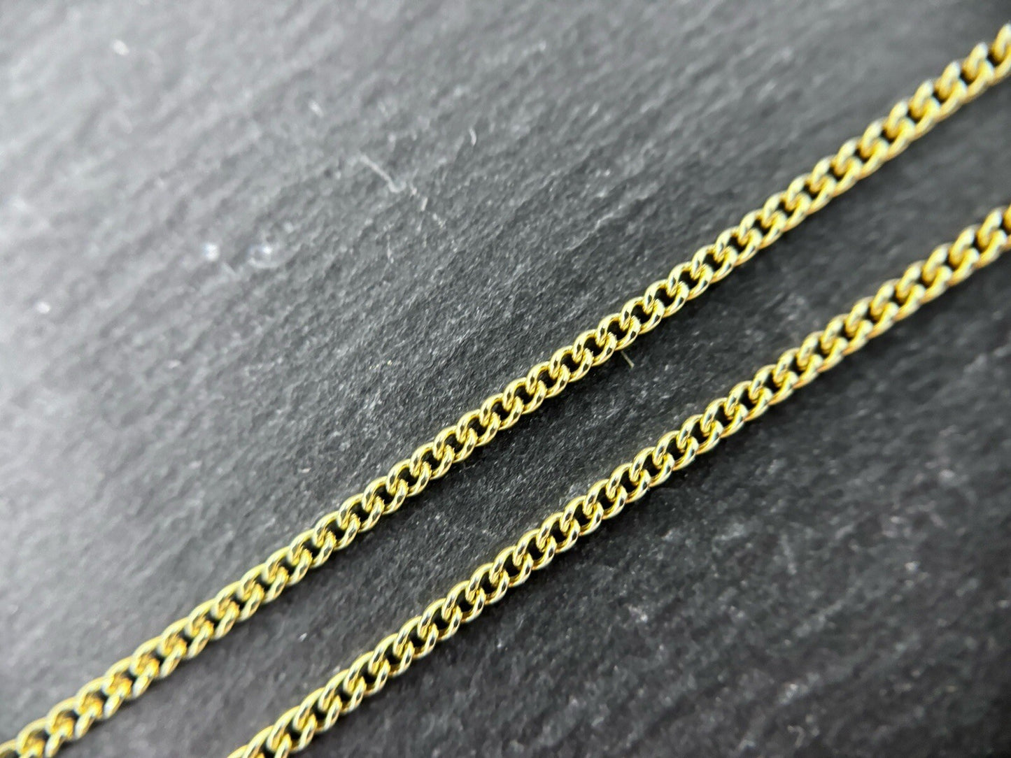 585 Gold Halskette Panzerkette 60cm 1,2mm glänzend 14K
