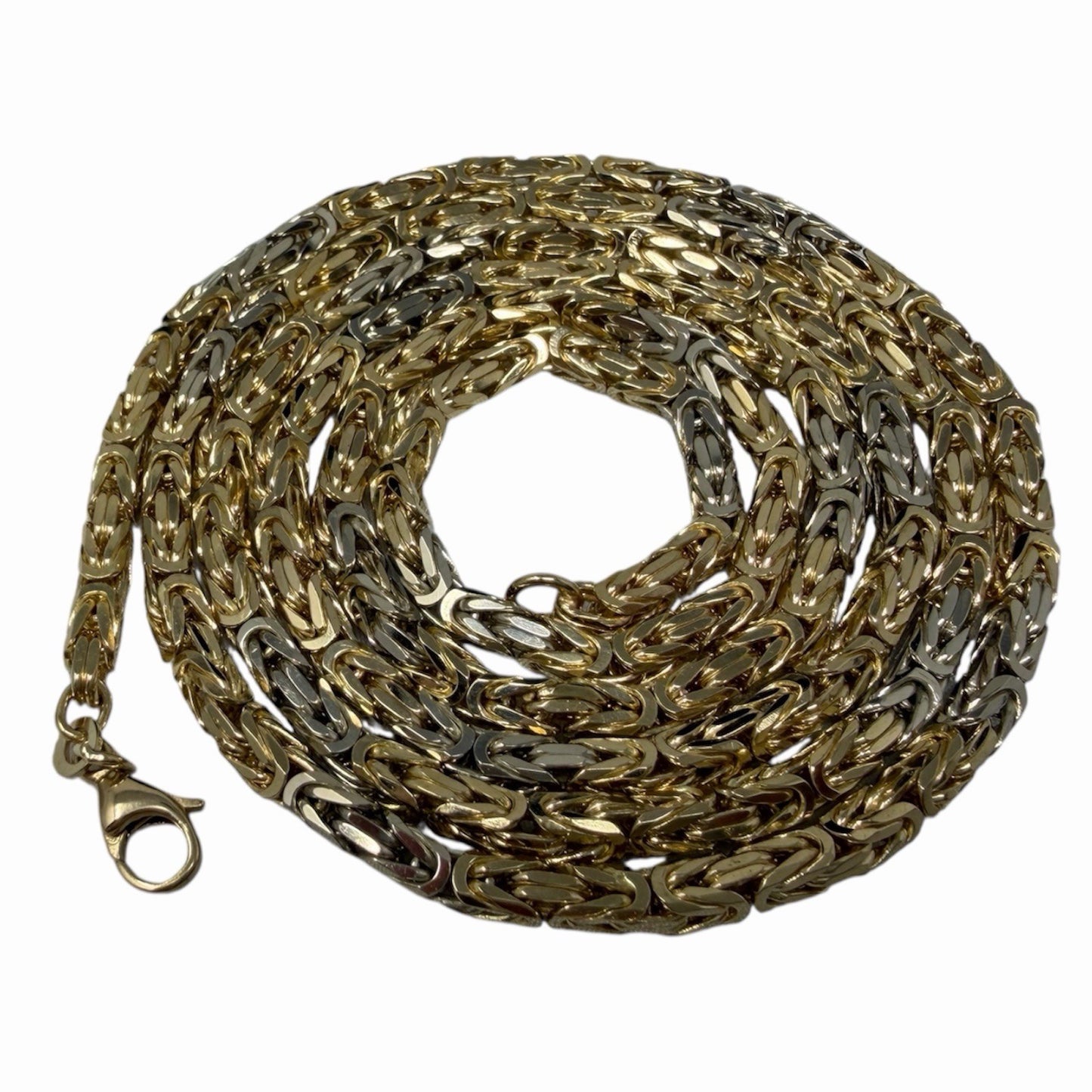 Königskette 585 Gold Halskette 80cm 3,2mm glänzend Massiv 14K 58g Herren