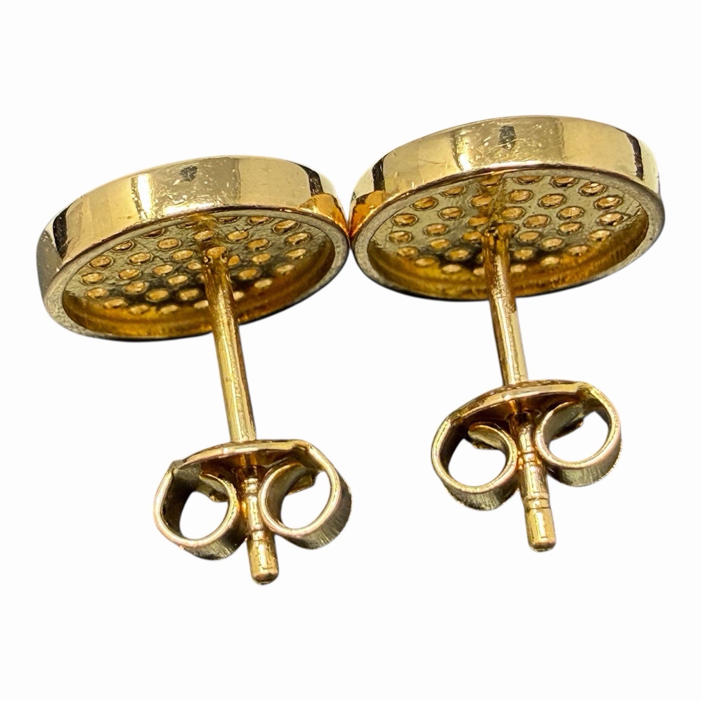 916 22K Gold Ohrstecker ca. 0,4 Carat Brillanten