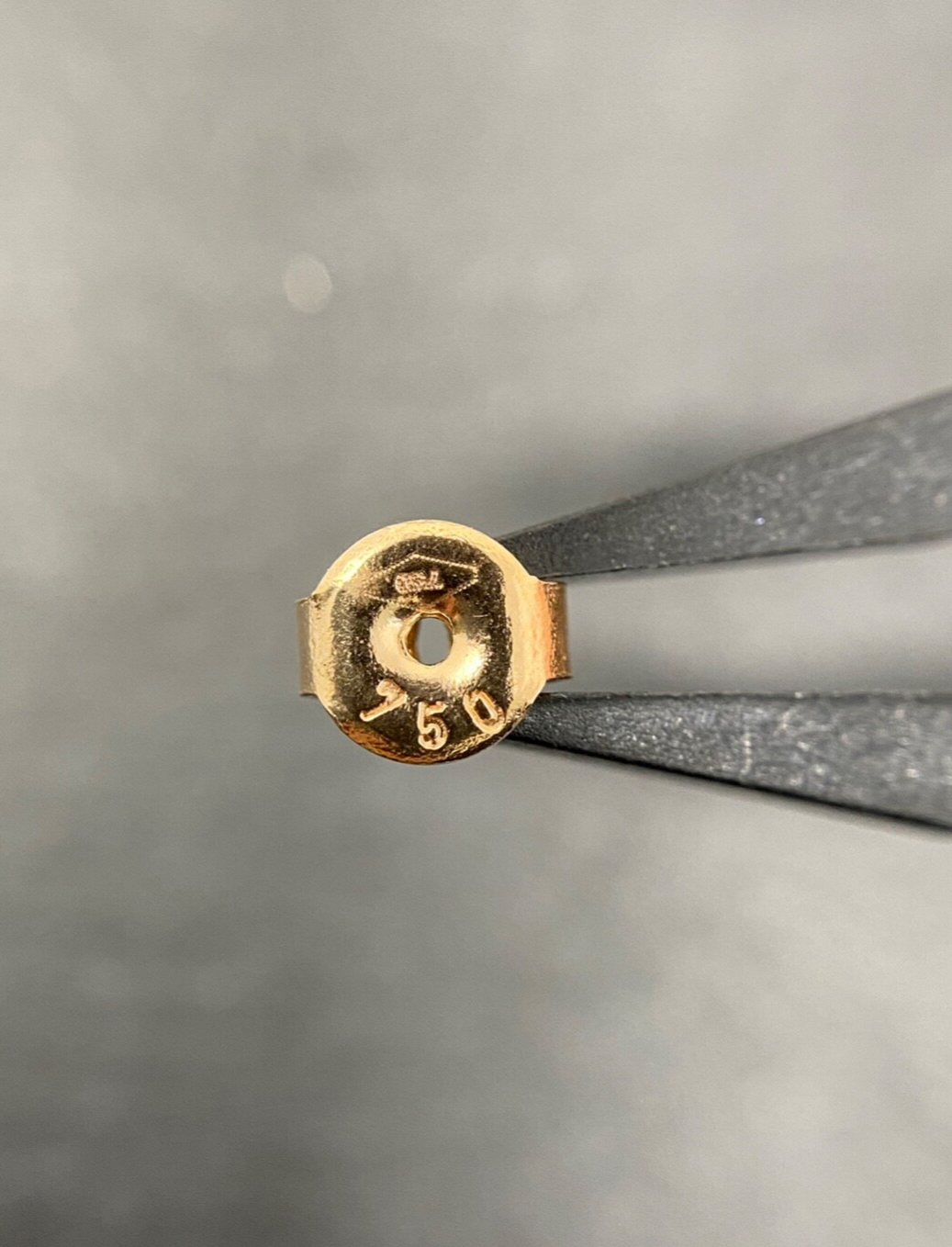 750 Gold Ohrstecker Roségold im Infinity Design | 18K