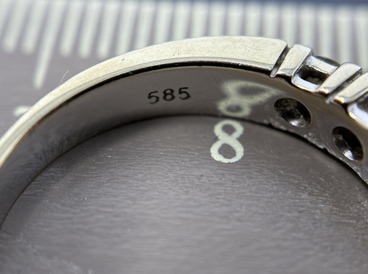 Brillantring Memory Goldring 1,0 Carat I/gW/LR Weißgold 14K/585 Gr.56