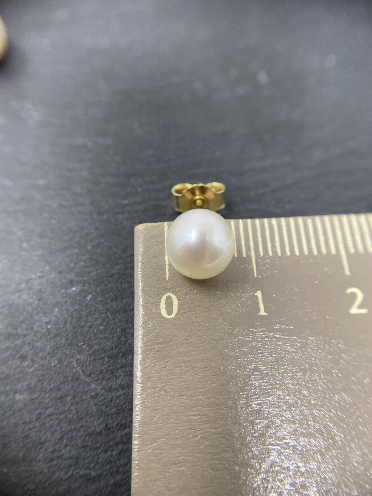 585 Gold Ohrstecker Perlenohrringe Perlenstecker | 14K