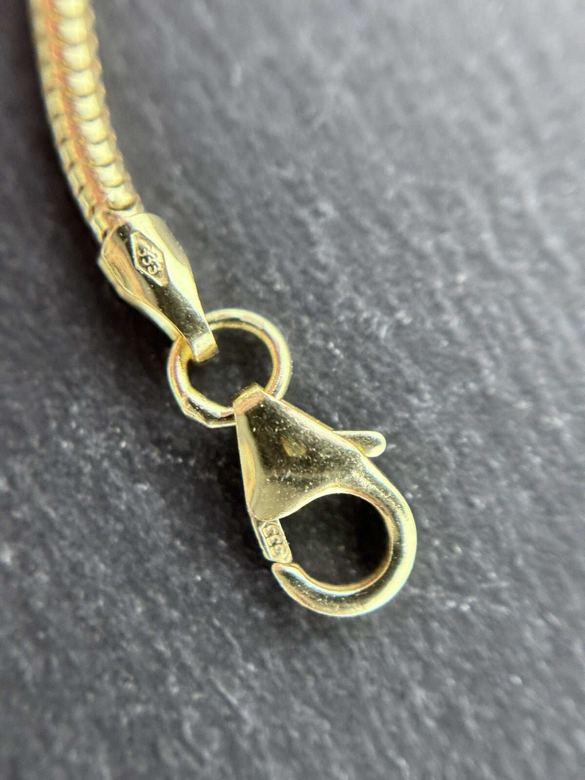 333 Gold Halskette Schlangenkette 45cm 2mm massiv glänzend 8K