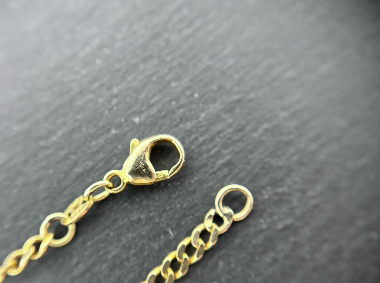 Panzerarmband Gelbgold Goldarmband 8K/333 19,5cm 3mm Massiv