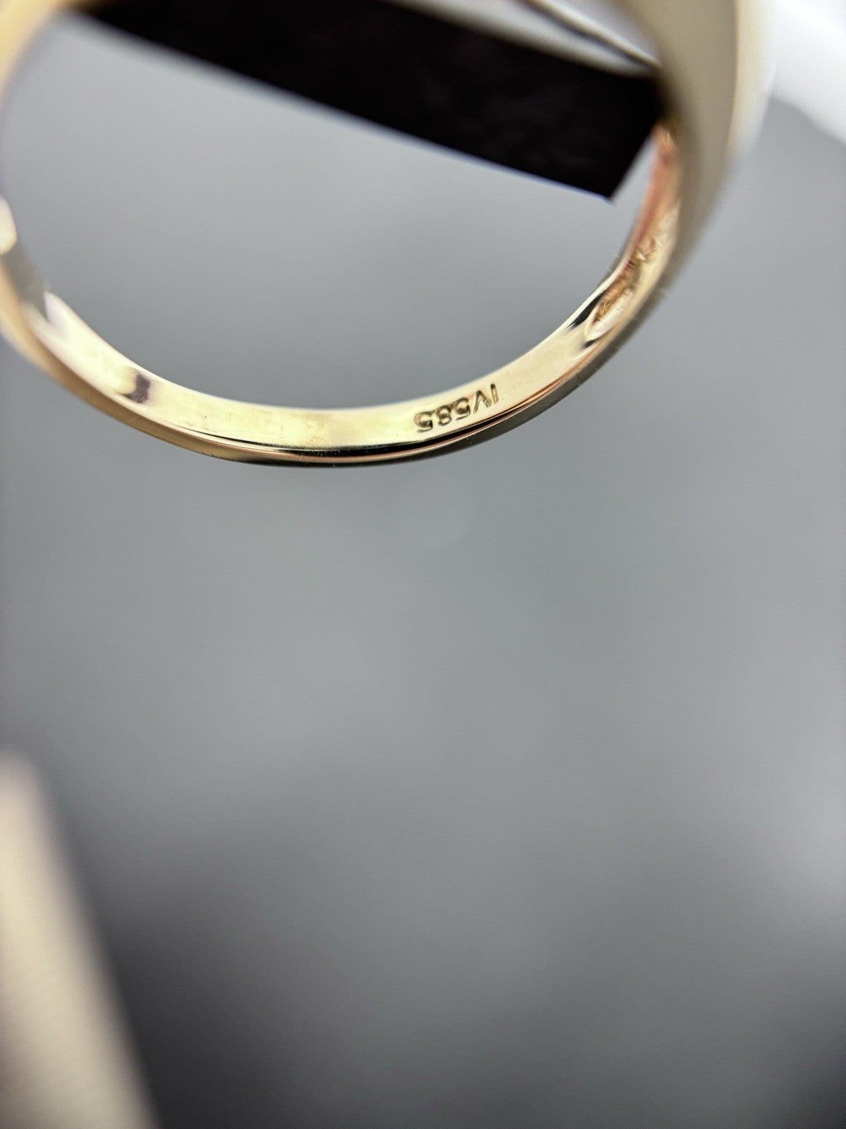 585 Gold Ring Tansanit 5ct Solitärring Harry Ivens 14K