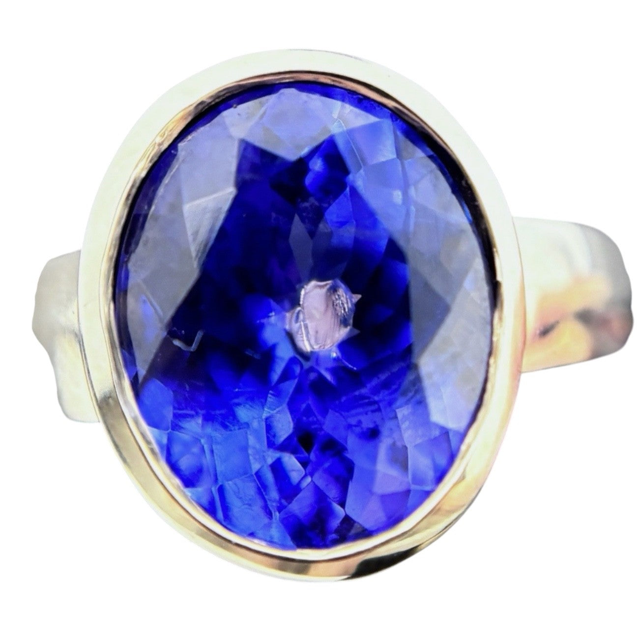 585 Gold Ring Tansanit 5ct Solitärring Harry Ivens 14K