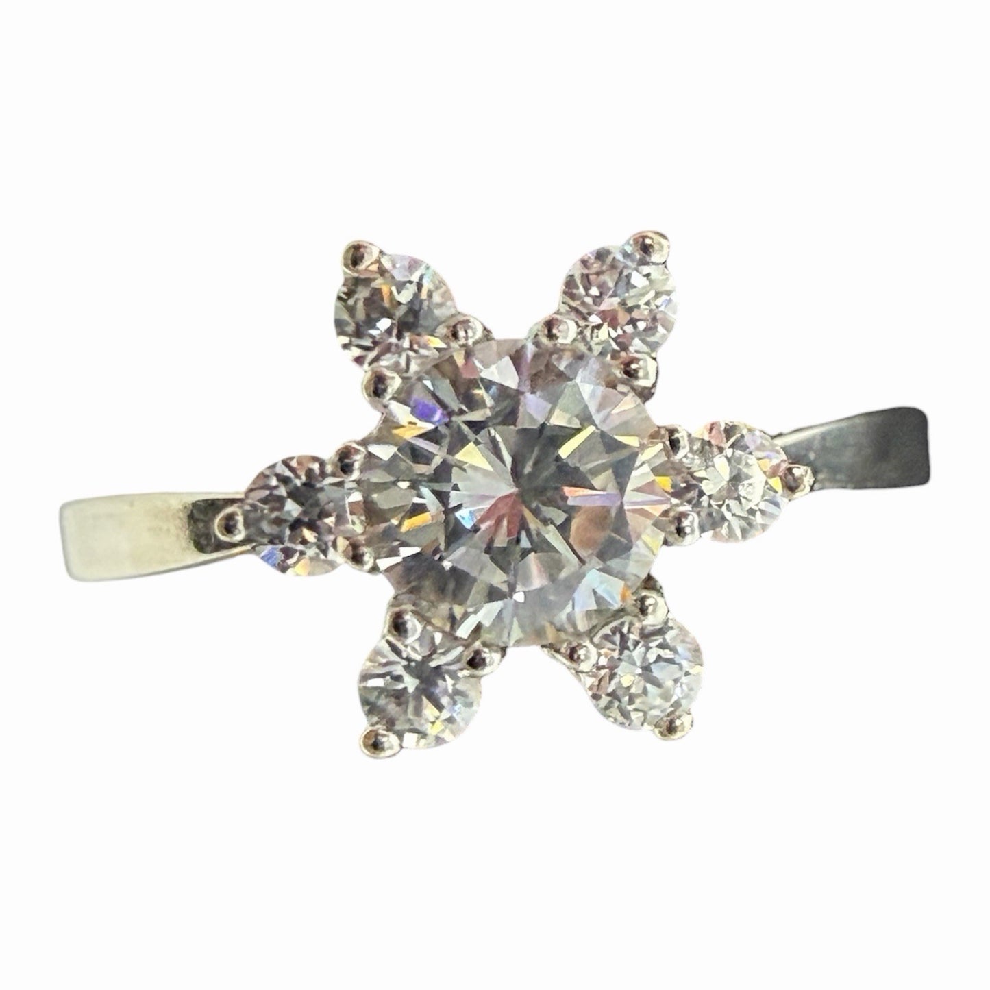 585 Gold Ring 0,65 Carat Diamant Solitärring Gr.54 14K