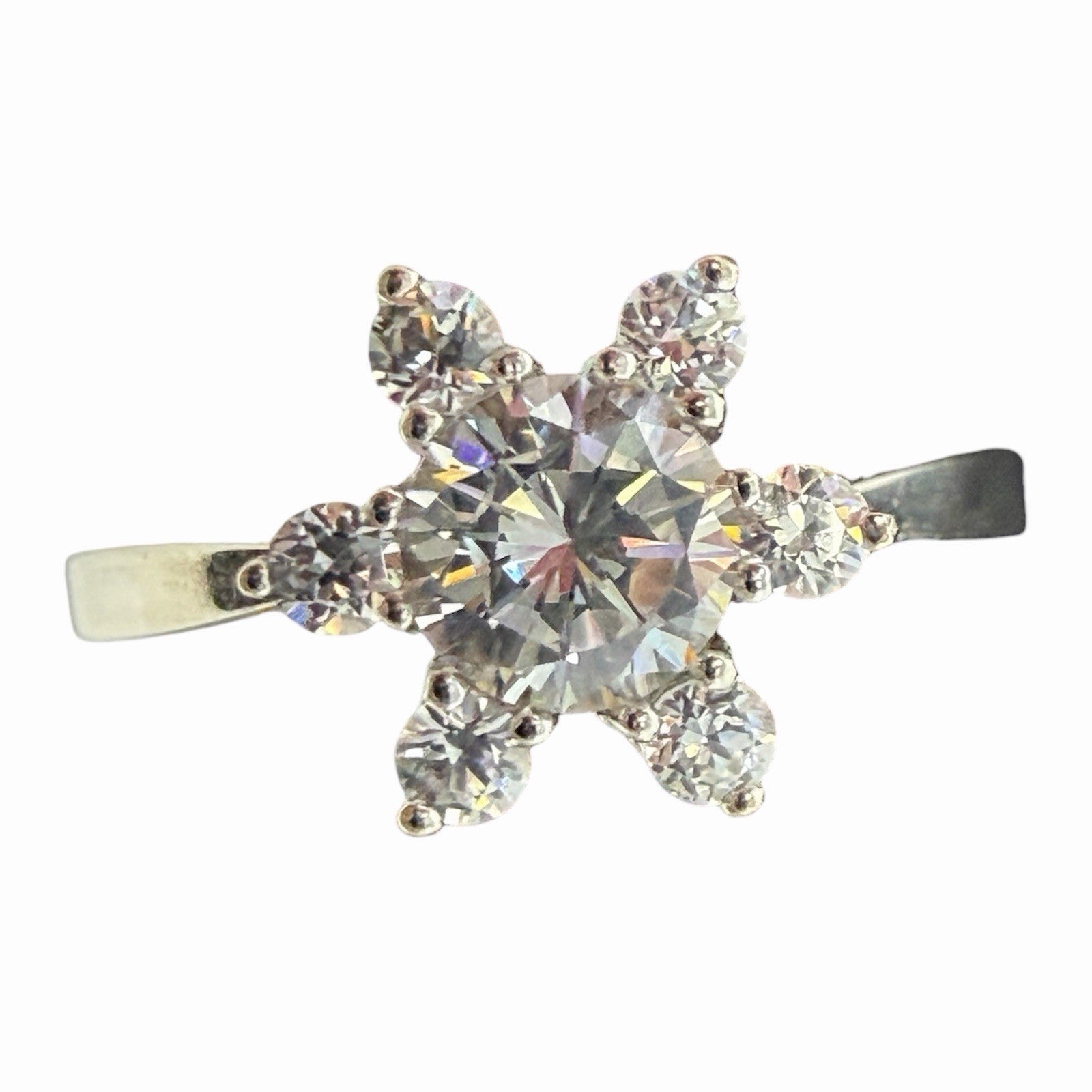 585 Gold Ring 0,65 Carat Diamant Solitärring Gr.54 14K