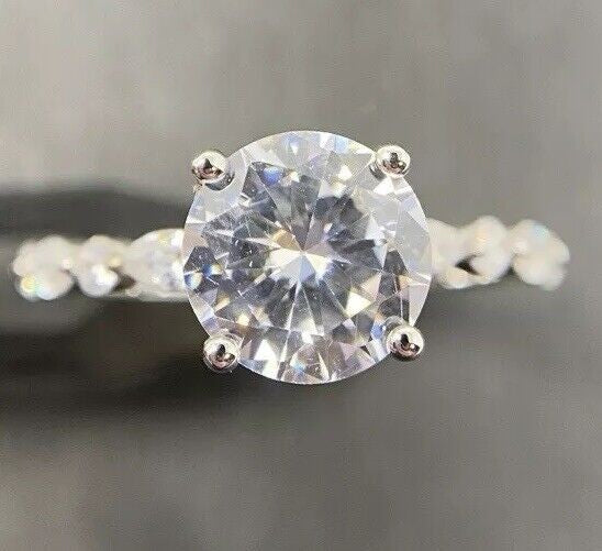 925 Silber Cocktail Ring Zirkonia Ring sehr modernes Design