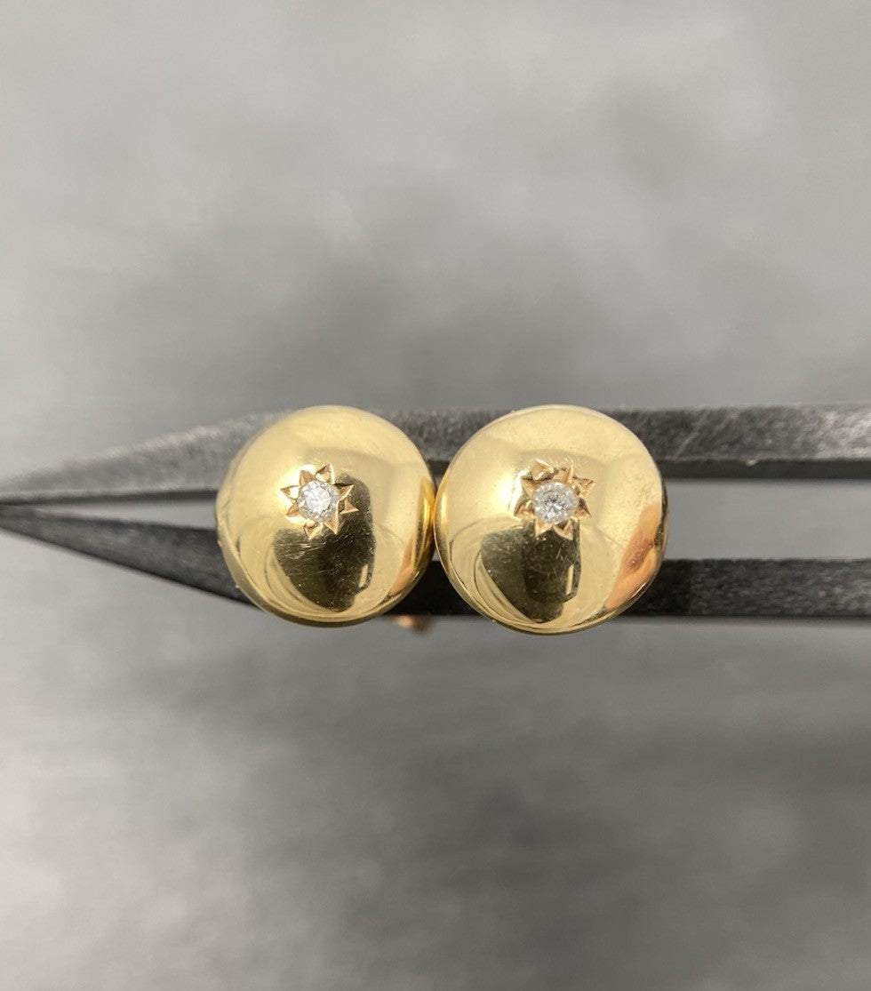 Gelbgold Ohrstecker 0,035ct Brillant | 18K/750