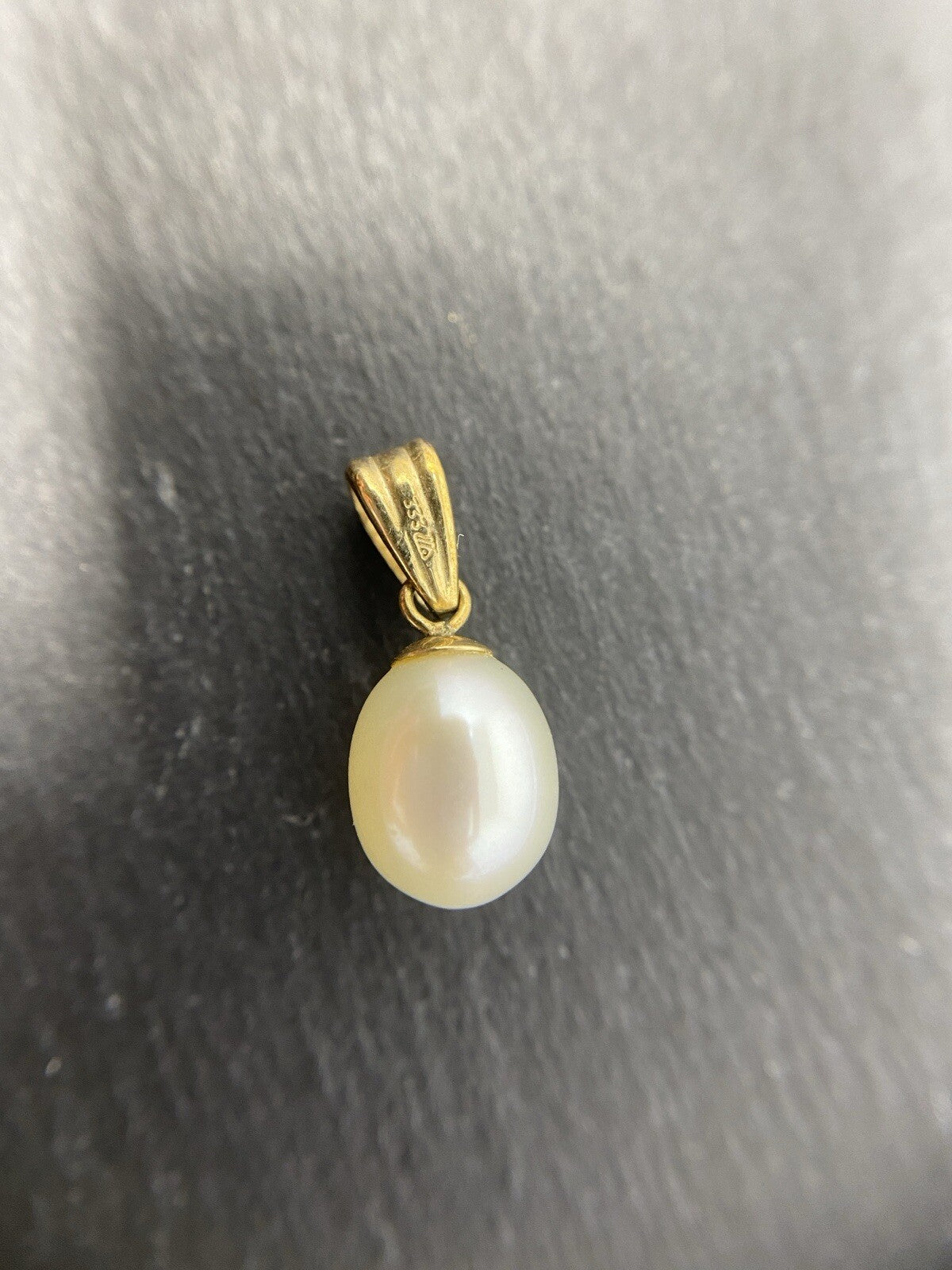 Gold Anhänger 8K/333 Südseeperle ca.1cm Kugel 