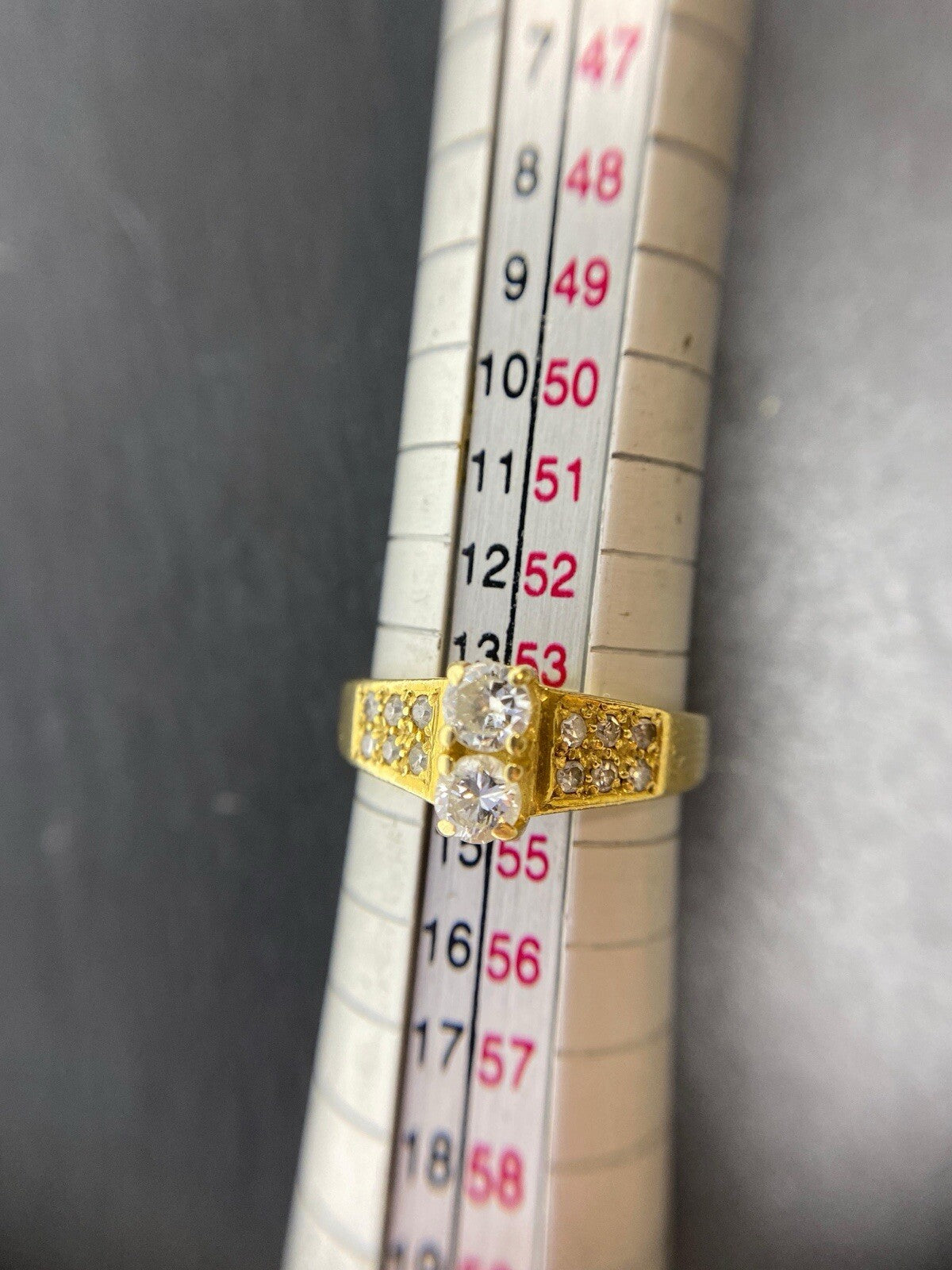 Goldring Vintage 14K/585 Brillanten ca. 0,25ct Gr.54 