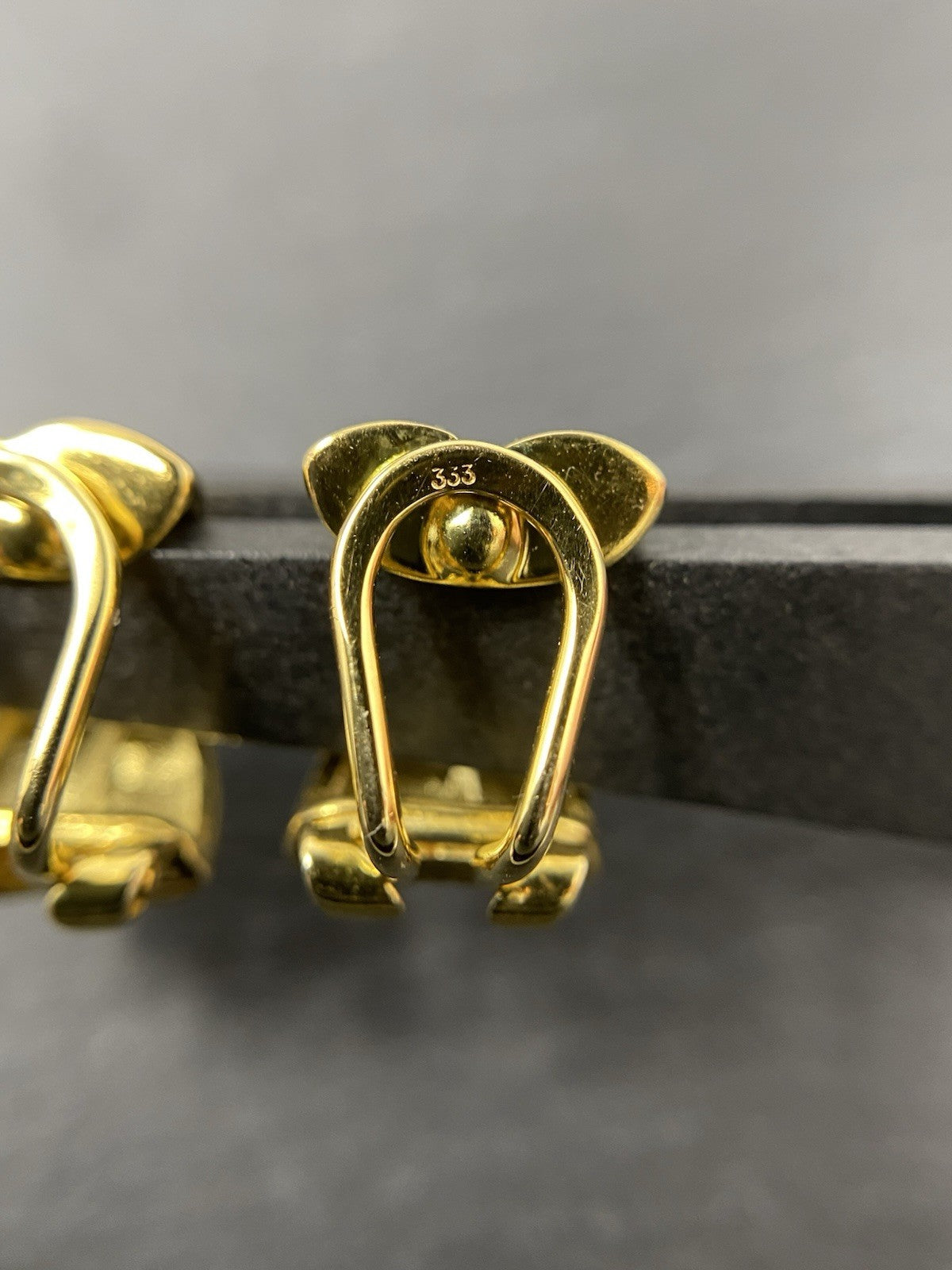 333 Gold Ohrringe Clip Creolen 8K