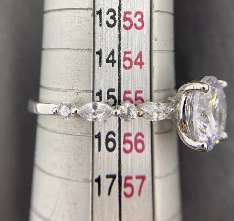 925 Silber Cocktail Ring Zirkonia Ring sehr modernes Design