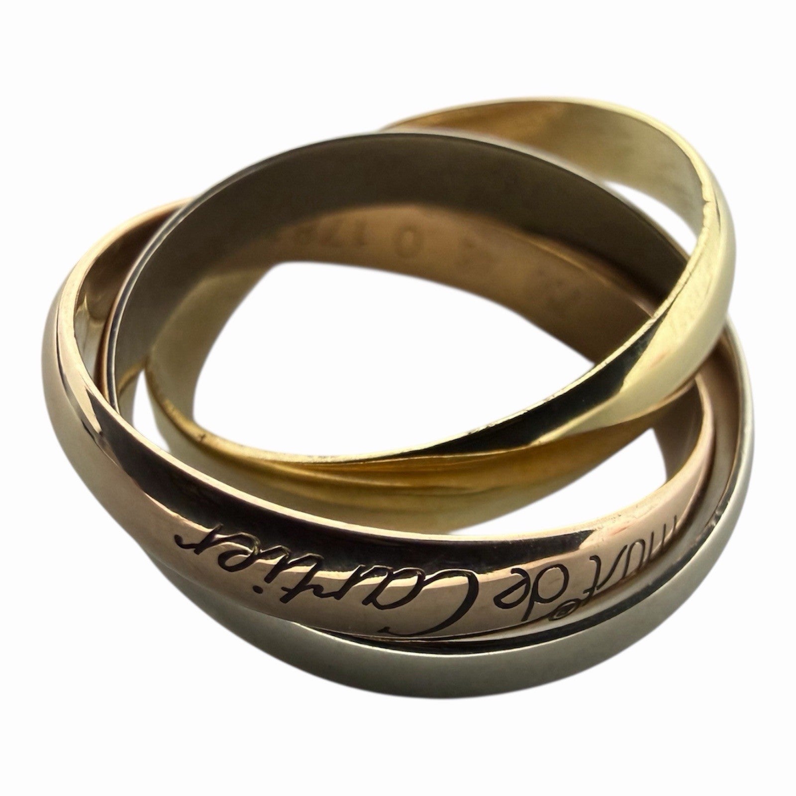 Cartier 750 Trinity Gold Ring Gr.54 18K