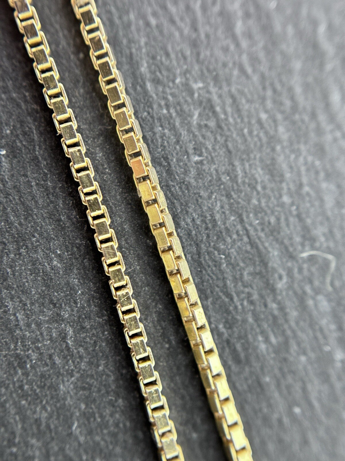 Gelbgold Kette Venezianerkette 45cm 1,2mm 8K/333 massiv glänzend