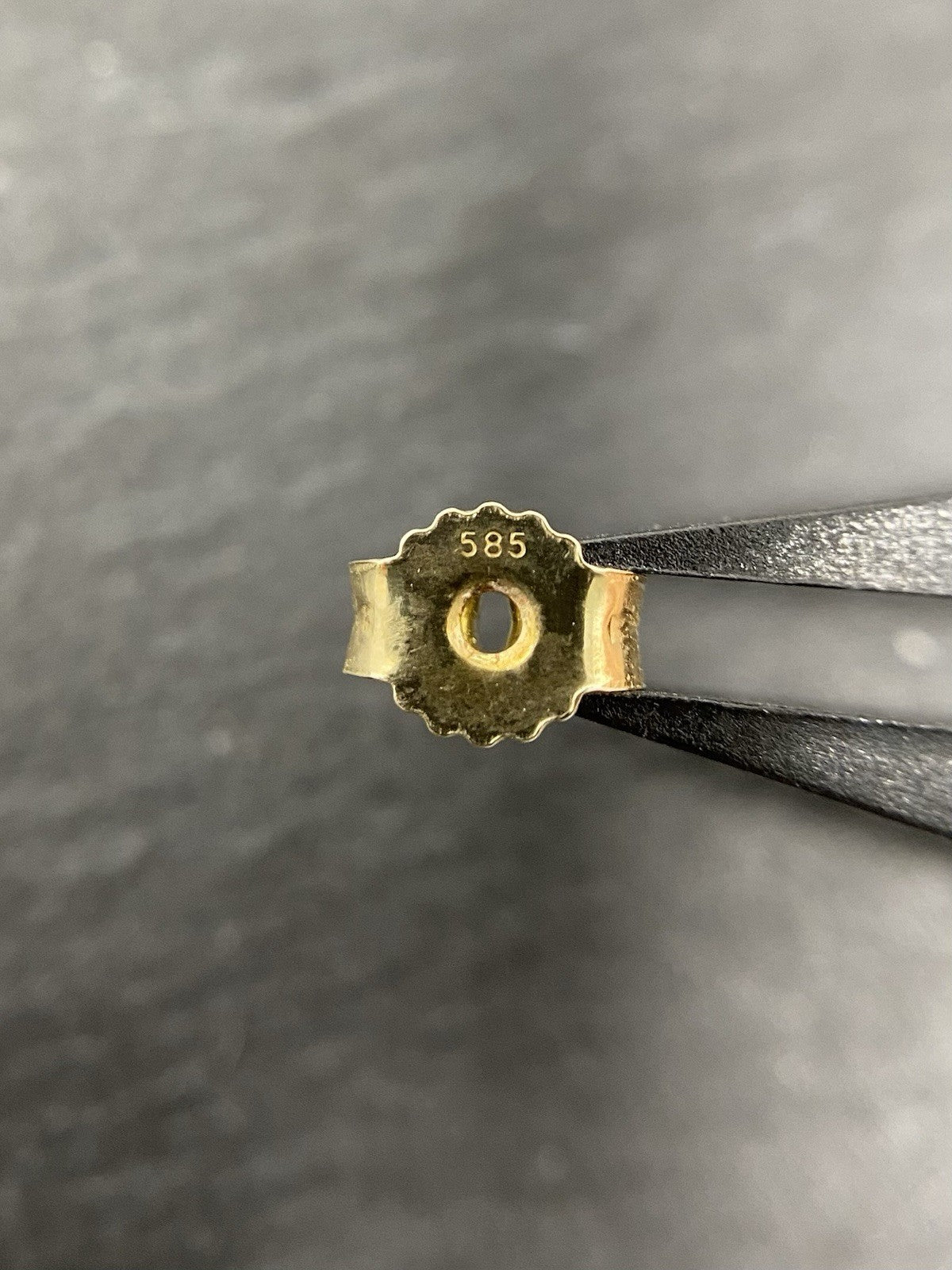 Gelbgold Ohrstecker mit Saphir Und Brillant | 14K/585