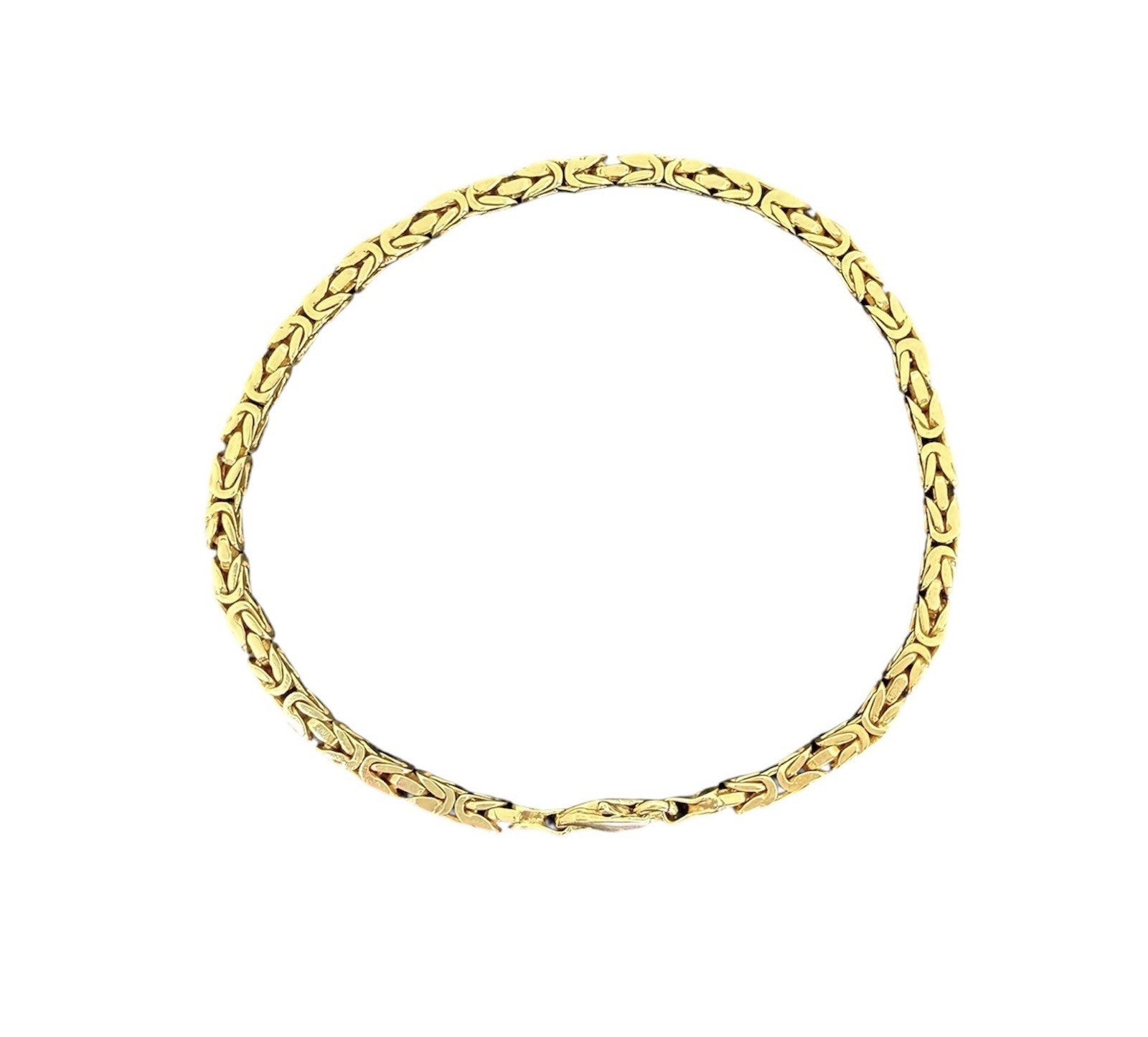 585 Gold Armband Königsarmband Königskette 23cm 3mm 14K