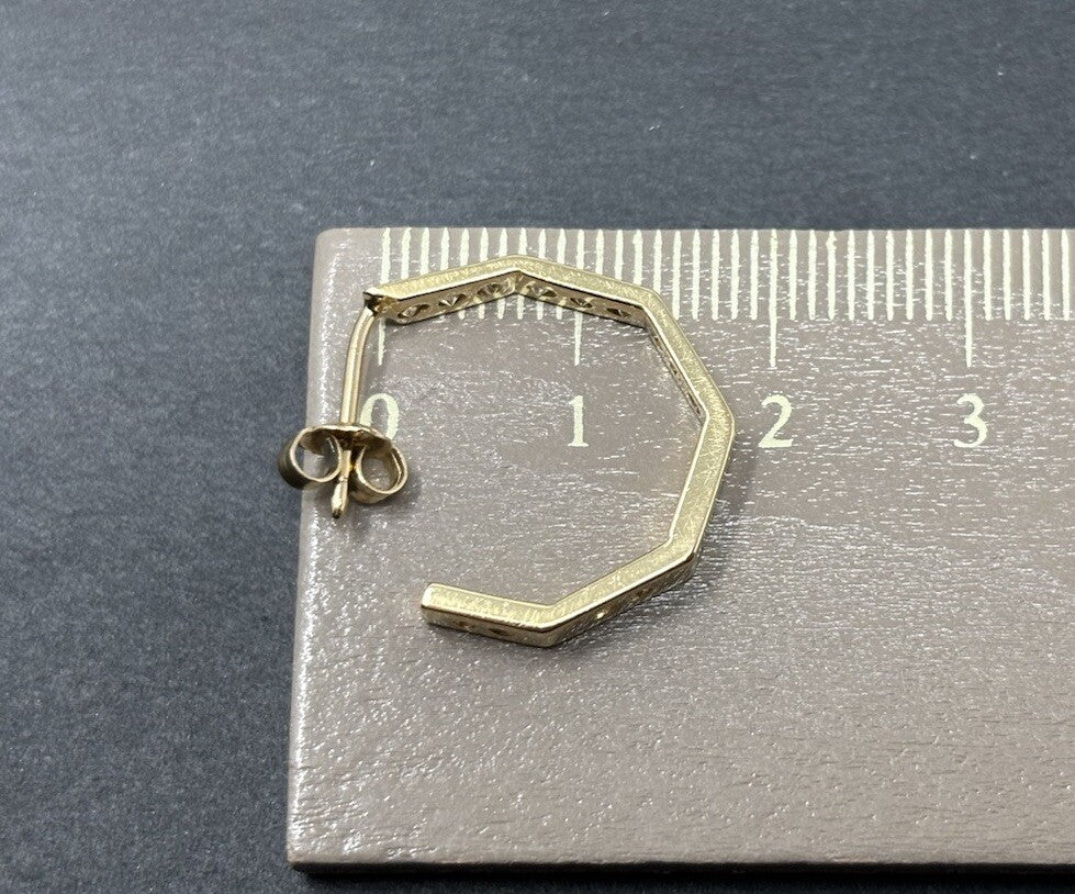 585 Gold Ohrringe 1,0 Karat Brillanten Diamanten 14K