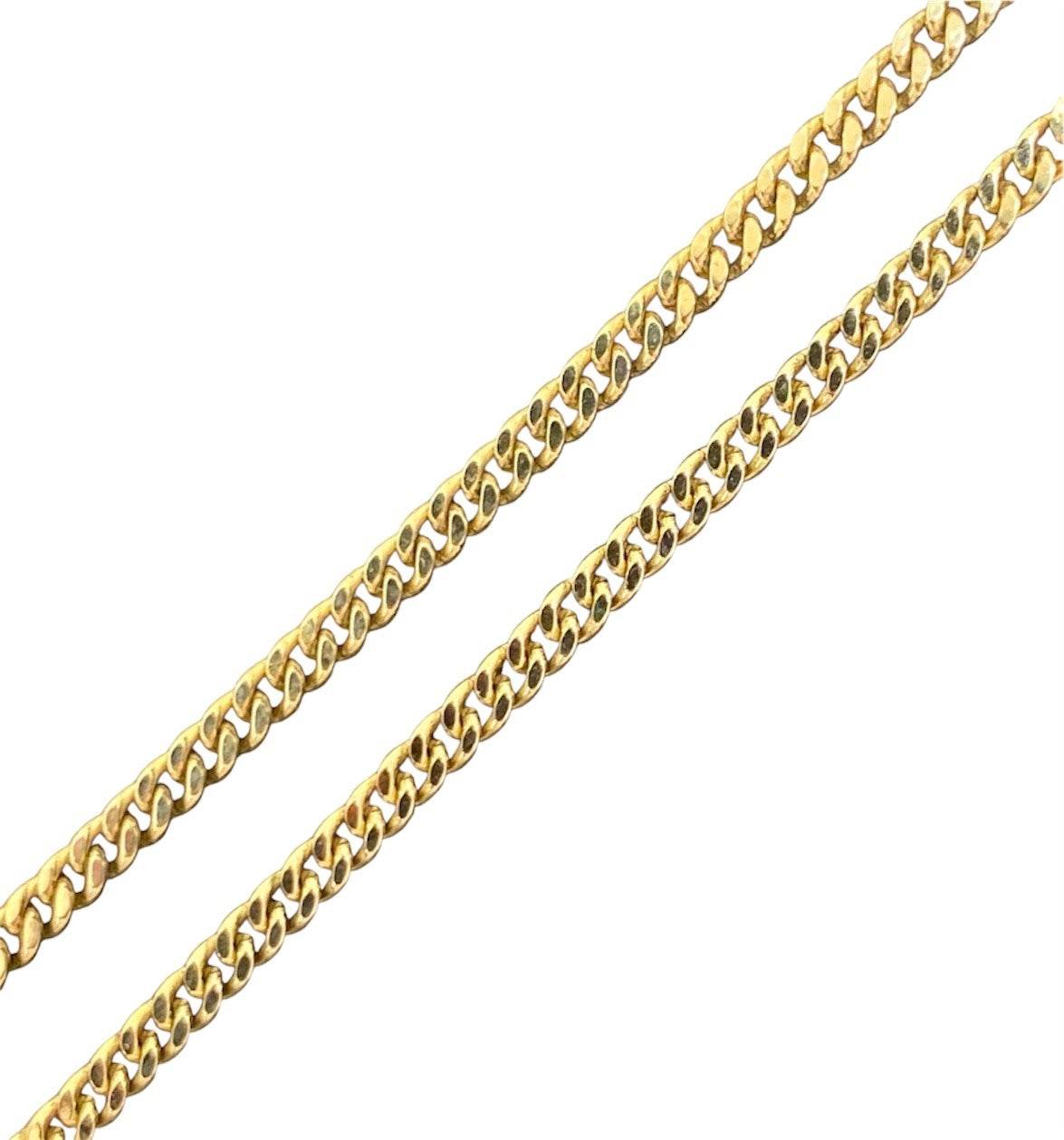 585 Gold Halskette Panzerkette Gelbgold 2mm 50cm 14K