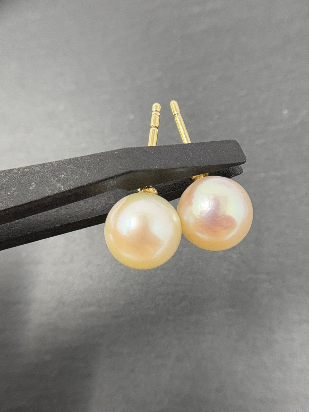 Perlenohrringe  | 14K/585 Gelbgold