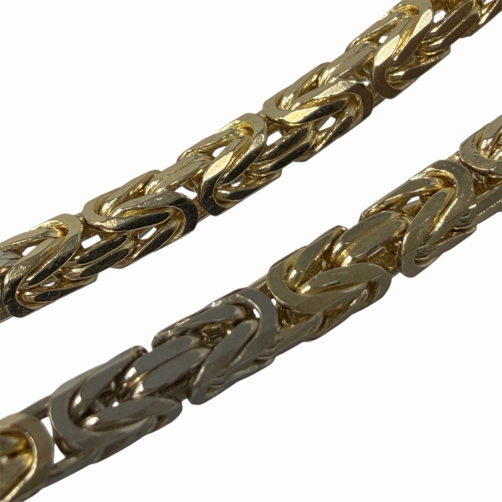 Königskette 585 Gold Halskette 80cm 3,2mm glänzend Massiv 14K 58g Herren