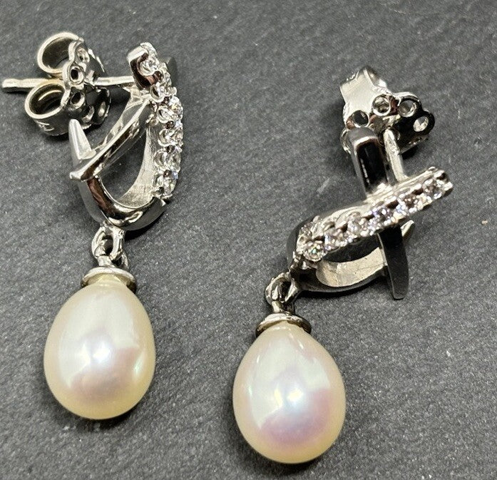 Ohrstecker Weißgold Südseeperlen 14K/585 