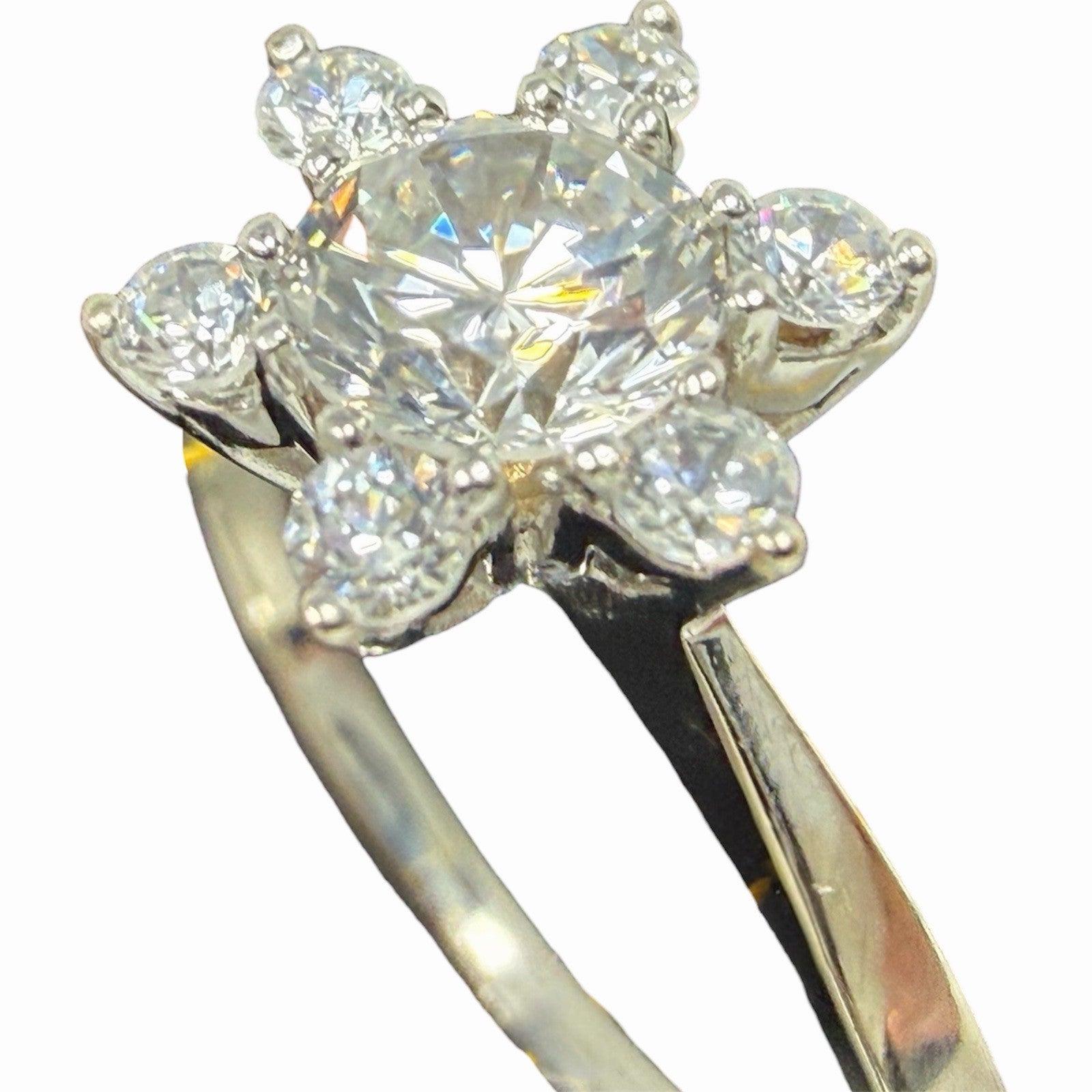 585 Gold Ring 0,65 Carat Diamant Solitärring Gr.54 14K