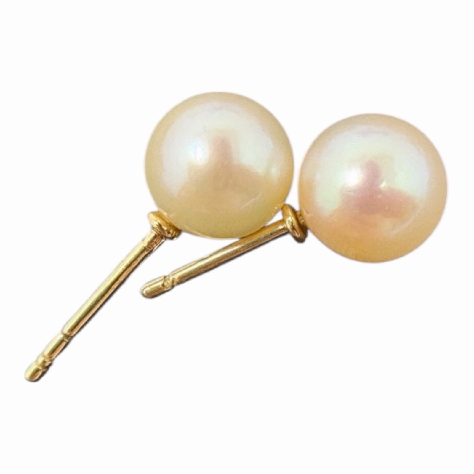 Perlenohrringe  | 14K/585 Gelbgold