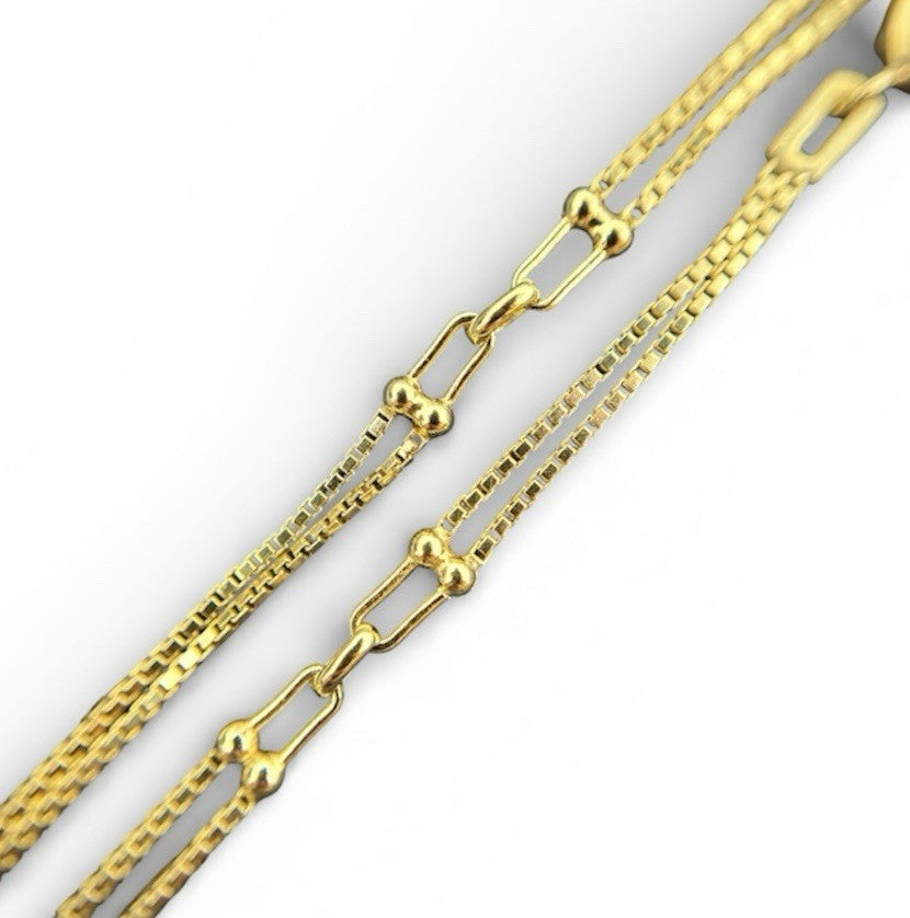 333 Gold Armband 19cm Länge 3,8mm 8K