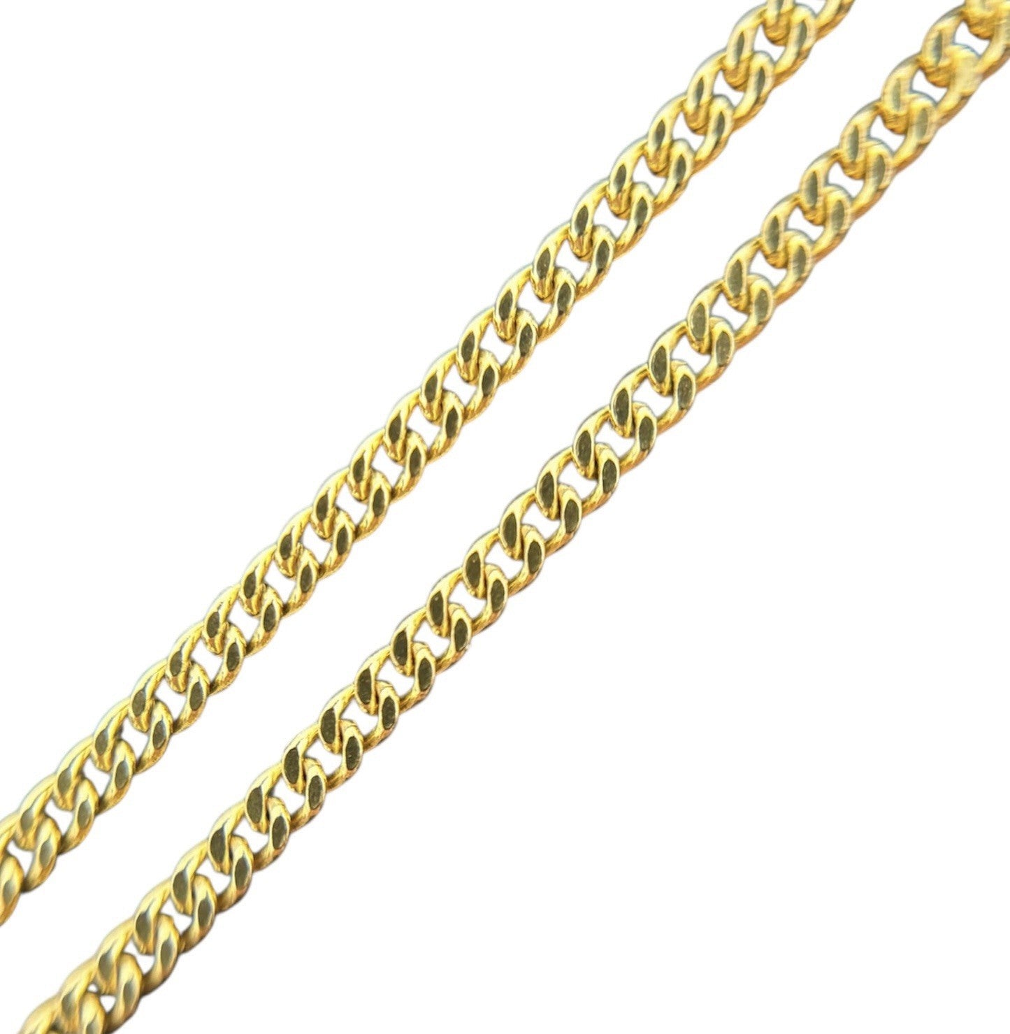 333 Gold Halskette Panzerkette 39cm 1,7mm glänzend 8K