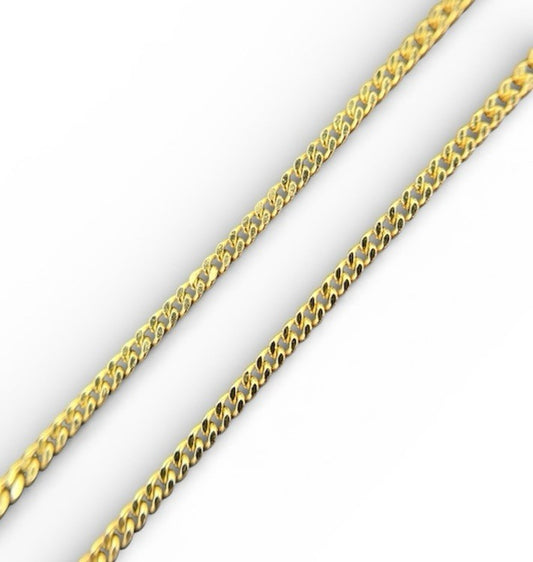 333 Gold Halskette Panzerkette 42cm 1,4mm glänzend 8K