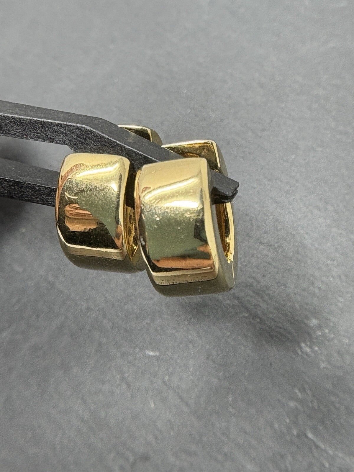 750 Gold Ohrringe Creolen 0,5ct Brillanten Diamanten 18K