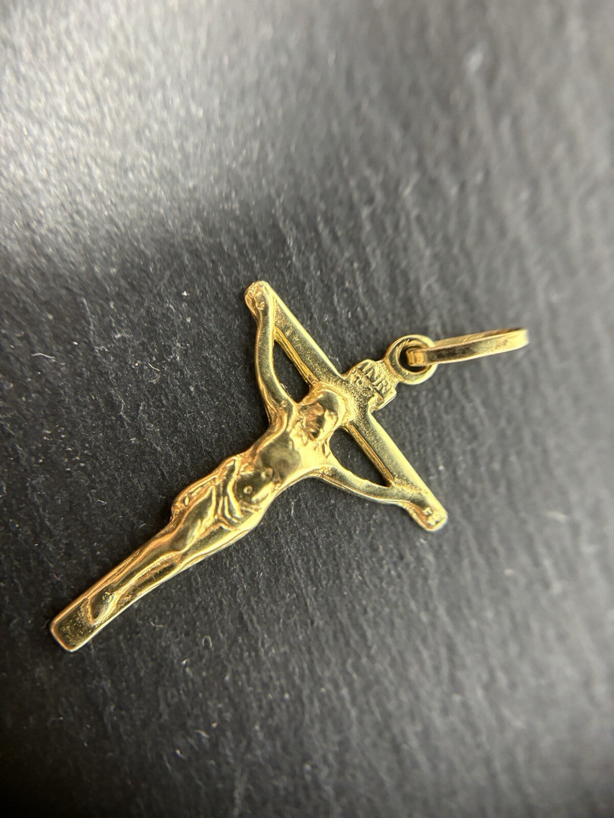 Gold Kreuz 8K/333 Gelbgold Anhänger 2cm 