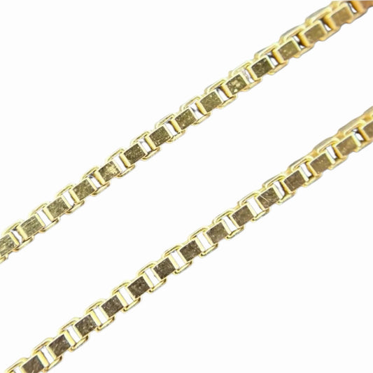 333 Gold Halskette Venezianerkette 45cm 1,2mm massiv glänzend 8K