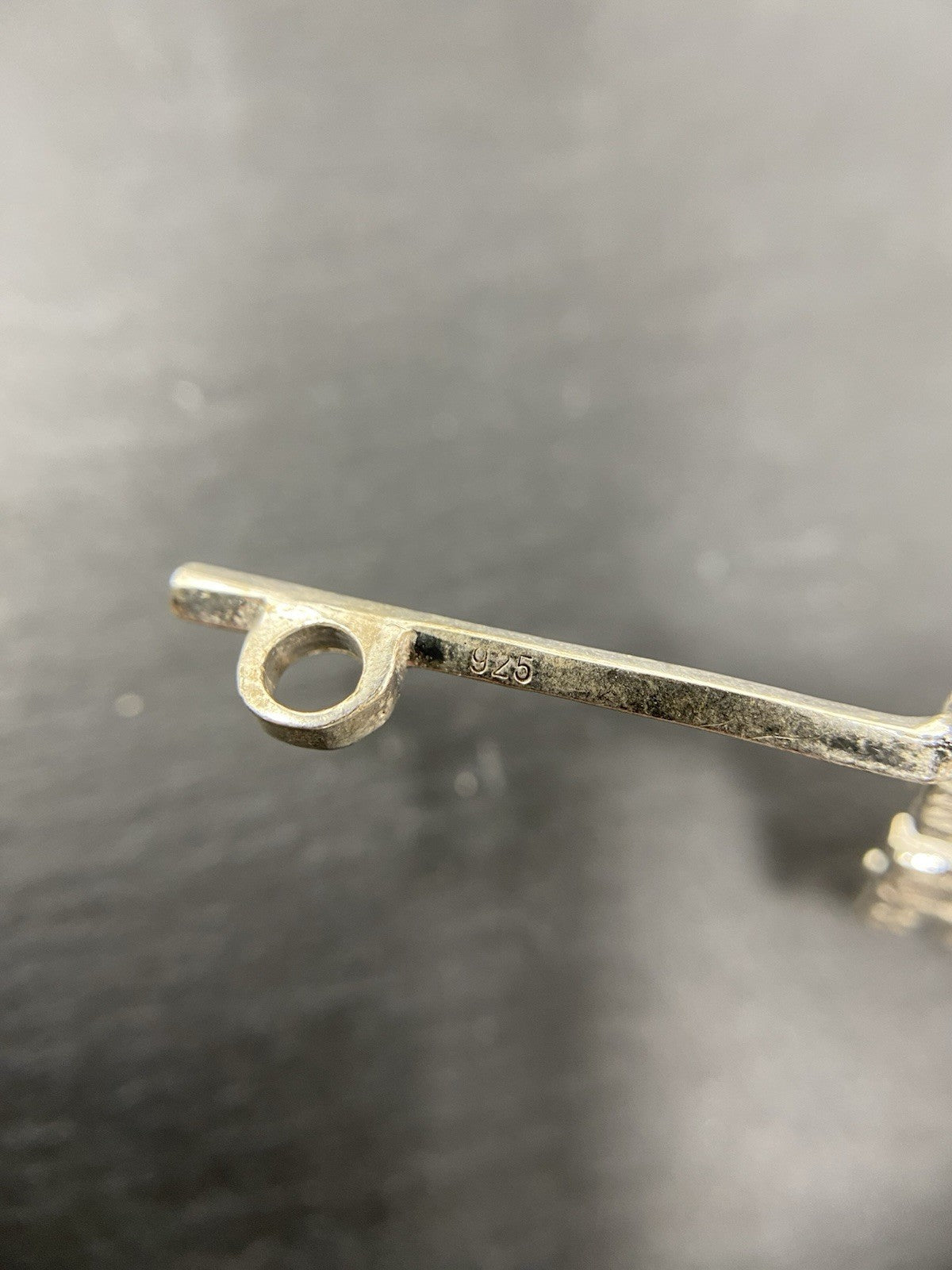 925 Sterlingsilber Anhänger für Halskette Abstrakt 