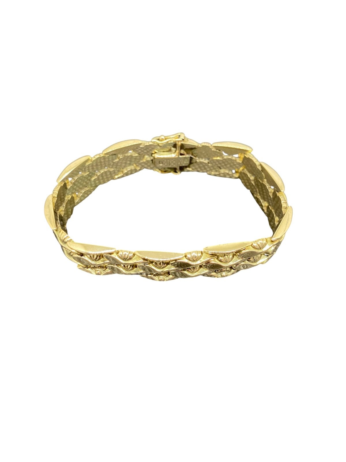 585 Gold Armband Fassonarmband 2,3cm 14K