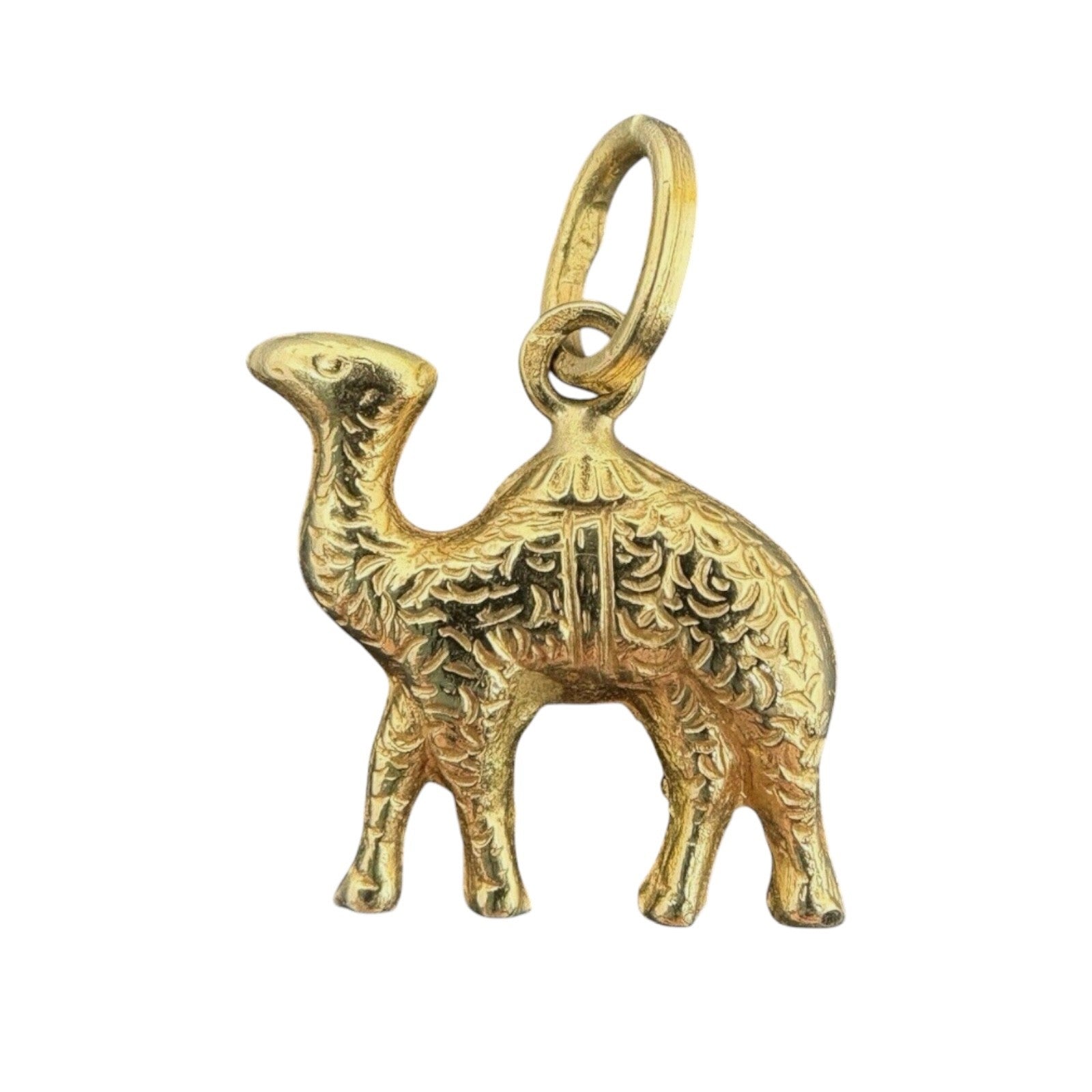 750 Gold Anhänger Kamel 18K