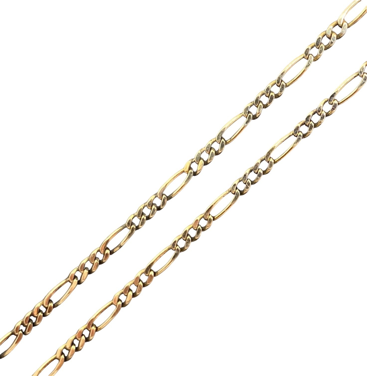 333 Gold Halskette Panzerkette 47cm 5mm Gelbgold 8K